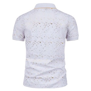 Polos de hombre con logotipo personalizado de alta calidad, ropa deportiva informal de manga corta, estilo de moda callejera, camiseta Polo de hombre de alta calidad - Product Image 6