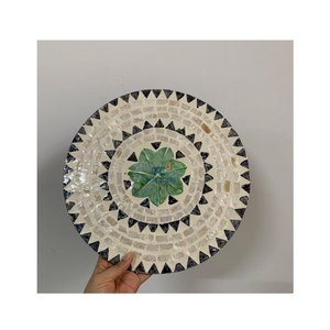 Hot Design <b>Round</b> Boho Mother of Pearl <b>Placemat</b> Sea Shell Wedding Charger Tablemat Stylish Dining Decorative Mats & Pads - Product Image 3