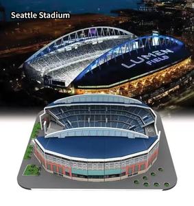 ชุดโมเดลสนามกีฬา 16-in-1 ประกอบด้วยแบบจำลองสถานที่สำคัญ เช่น เม็ทไลฟ์ สเตเดี้ยม อาซเตก้า, โซฟี และอื่นๆ จากสหรัฐอเมริกา แคนาดา และเม็กซิโก ปี 2026 - Product Image 5