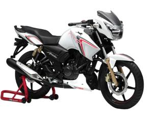 Motocicleta Apache RTR 180 Freno de Disco BT con Faro LED, Luz de Posición LED Siempre Encendida y Amortiguadores Monotubo Invertidos de Gas de la India - Product Image 2