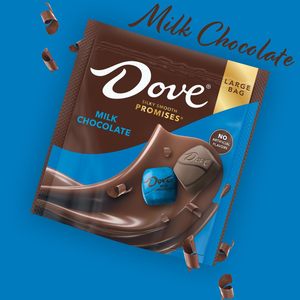 DOVE PROMISES Milk <b>Chocolate</b> Candy, <b>Individually</b> <b>Wrapped</b> <b>Chocolate</b> Candy, 14.08 oz Bag - Product Image 4
