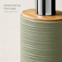 Ensemble d'accessoires de salle de bain en résine écologique imperméable personnalisé en six pièces, comprenant un distributeur de savon, un porte-brosse à dents et un gobelet pour la maison