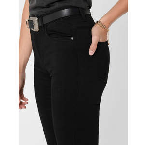 Jeans en denim noir de qualité supérieure, pantalon skinny taille mi-haute pour femmes, pantalon en denim stretch crayon pour femmes, jeans pour femmes, service OEM - Product Image 5