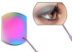 Espejo Cosmético Iluminado para Pestañas con Asas de Acero Inoxidable, Doble Cara y con Aumento - Product Image 3