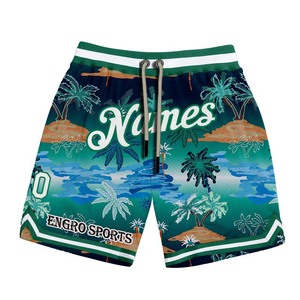 Pantalones Cortos de Baloncesto con Logotipo Personalizado, Sublimación, Diseño de Letras Hip Hop, Pantalones Cortos de Malla para Hombre, Solo Pantalones Cortos de Baloncesto, Calidad Superior - Product Image 1