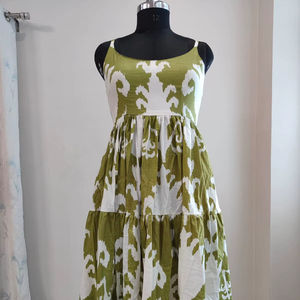 Vestido Largo Casual de Verano para Mujer, Cuello en V, Manga Larga, Estampado Floral, Algodón, Ligero y Transpirable - Product Image 1