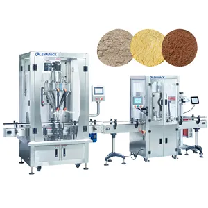 Automatic Milk Powder Tin Can Filling Line Factor Supply Machine Goat Production Packing Auger Filler Coffee Sealing Capping