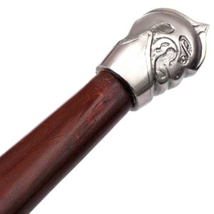 ขวานขวานโทมาฮอว์กทำด้วยมือทำจากสเตนเลสสตีลสลักเป็นเทพเจ้าแห่งสงคราม - Product Image 4