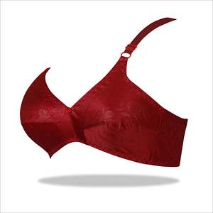 Sujetador de nailon con estampado floral negro para uso diario, cómodo y elegante, categoría de producto - Product Image 2