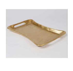 Plateau de service luxueux en laiton avec poignées en laiton pour recevoir et décorer la maison Plateau décoratif en laiton - Product Image 5