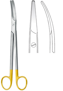 Zarnab quirúrgico alemán estándar Acero inoxidable Supercut histerectomía tijeras 26,5 cm Manual Parametrio tijeras - Product Image 5