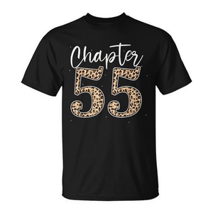 T-shirt à imprimé léopard pour femmes, chapitre 55, pour le 55e anniversaire - Product Image 2