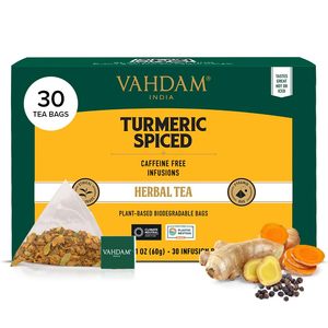 ชาสมุนไพรขมิ้น VAHDAM แบบซอง (30 ซอง) - Product Image 5