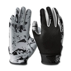 Vente en gros de meilleurs gants de football américain Gants de football pour jeunes du Pakistan Gants respirants pour le dos de la main par sublimation - Product Image 1