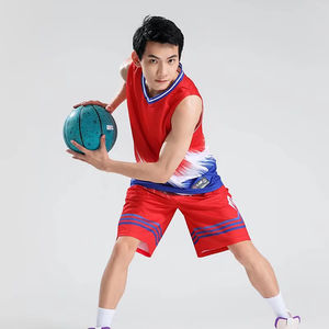 Camiseta sin mangas personalizada para hombre/niños, camiseta de baloncesto, 100% poliéster, uniformes profesionales transpirables - Product Image 1