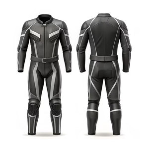 Traje de Motocicleta de Cuero Profesional, Transpirable y Resistente al Viento para Hombre - Ropa Deportiva Personalizable OEM - Product Image 4