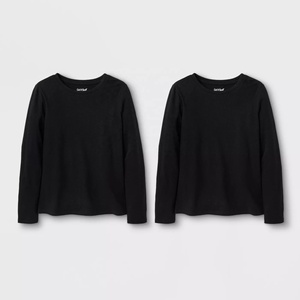 Camiseta de algodón blanca básica con estampado de logotipo personalizado para mujer Camiseta básica grande en blanco de verano con decoración de botones y apliques - Product Image 1