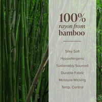 Ensemble de literie moderne de haute qualité 300tc, solide et rafraîchissant, certifié Oeko-Tex 100%, en bambou