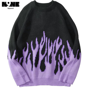 เสื้อสเวตเตอร์ผู้หญิงถักแบบระบายอากาศ คอวี ทรงหลวม สไตล์ลำลอง สำหรับฤดูใบไม้ร่วงและฤดูหนาว แฟชั่นเสื้อสเวตเตอร์ผู้หญิง ผ้าฝ้าย - Product Image 2