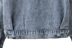 New Arrival <b>Women</b> Summer Apparel Ladies Fashion Washed Denim <b>Jackets</b> Streetwear Crop Denim <b>Jackets</b> - Product Image 6