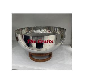 Juego de tres cuencos de chocolate con soporte, diferentes tamaños y formas, cuenco de acero para servir para uso en hoteles y restaurantes en el hogar - Product Image 2