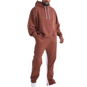 Survêtements pour hommes Survêtement de sport en coton 100% Pantalon en coton de haute qualité Ensemble pull à capuche pour hommes 2026 - Product Image 2