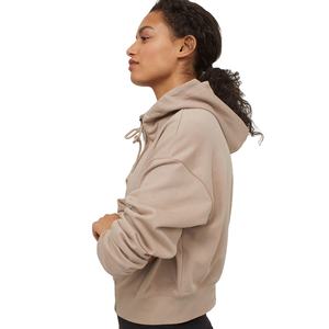 Nuevas llegadas 2025 Mujeres Ocio Gimnasio Ropa de yoga Logotipo personalizado Ropa activa Medias Con capucha Mujeres Sudaderas con capucha recortadas - Product Image 2