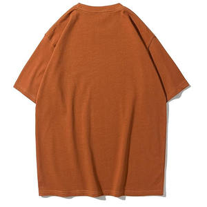 OEM/ODM Heavyweight 100% algodón hombres camisetas hombro caído de gran tamaño más tamaño personalizado impreso Logotipo de alta calidad camiseta en blanco - Product Image 6