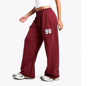Pantalones de Yoga para Mujer de Secado Rápido, Casuales, Rectos, con Control de Abdomen, Elásticos, Profesionales para Gimnasio, Colores Personalizados - Product Image 1