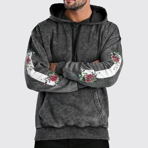 Sweat-shirts à capuche pour hommes, délavés à l'acide, anti-plis, haute qualité, respirants, légers, 100% coton, hiver, entièrement personnalisables, à prix ajustable - Product Image 6