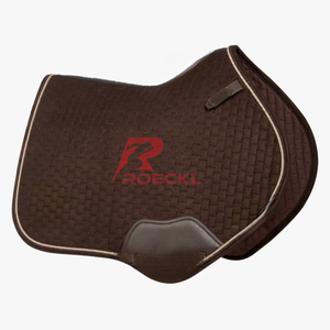 Top vente en gros tapis de selle de cheval anglais matériau durable tissu respirant doublure douce conception équestre confortable - Product Image 5