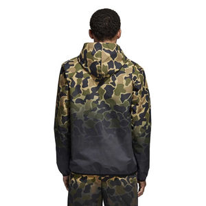 Chaqueta cortavientos de lana ligera de camuflaje con diseño personalizado en línea para hombre, chaqueta universitaria impermeable para exteriores para invierno - Product Image 2