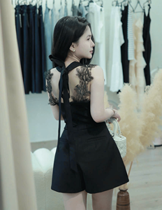 Vestidos Casuales Tejidos para Mujer, Vestido Sexy de Fiesta, Mini, Corte A, Sin Mangas, Cuello en V, Ajustado, Transpirable, de Algodón y Poliéster, Cintura Natural - Product Image 4