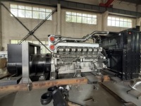 Générateur électrique Mitsubishi d'origine japonaise 750KVA Fabriqué au Japon S12A2-PTA Générateur diesel sans balais