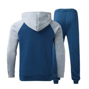 Último Diseño en Ropa Deportiva de Alta Calidad, Conjuntos Deportivos de Felpa para Gimnasio y Entrenamiento, con Capucha, Color Sólido, para Hombre, Material de Algodón, Transpirable, Informal - Product Image 2