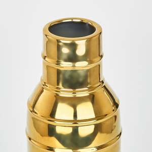 Elegant Handcrafted Brass Metal <b>Vase</b> Classic Vintage Tabletop Living Room Flower <b>Vase</b> Featuring Iron Brass Glass Aluminium - Product Image 4