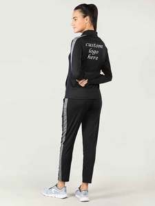 Manches longues hiver chaud Jogging costume fermeture éclair col étanche imprimé Logo Football entraînement uniforme ensemble vêtements de sport survêtements - Product Image 5