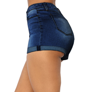 Nuevo lujo Denim Paris Blues señoras Etiqueta Privada moda corto prendas femeninas Jeans mujeres pantalones cortos - Product Image 2