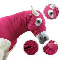 BRAND ZONE Capuche extensible pour cheval avec fermeture éclair, couvre-tête intégral, couvre-cou et oreilles, équipement équestre, fournisseur grossiste