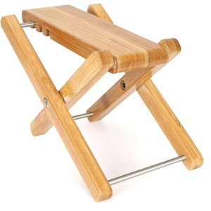 Reposapiés de Madera para Guitarra de 5 Niveles Ajustables, Soporte para Piernas, Reposapiés Clásico - Product Image 1