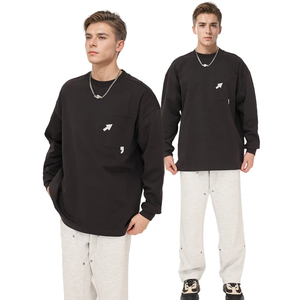 Conjunto de pantalones de chándal de sudadera de moda para hombre, estampados completamente abullonados personalizados para invierno, MOQ bajo, OEM con fabricación de etiqueta privada - Product Image 1