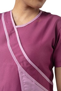 Uniforme de Hospital de Enfermería Médica de la mejor calidad para mujer, Unisex, índigo, cuello en V, manga corta, conjuntos de uniformes médicos, traje sanitario clínico - Product Image 5