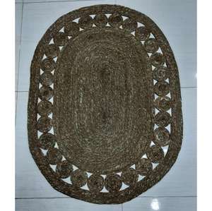 Manteles Individuales Redondos de Yute Natural Ecológicos, Manteles Individuales de Yute Tejido para Decoración de Mesas de Comedor - Product Image 3