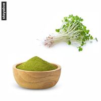 Poudre de luzerne naturelle et à base de plantes | Poudre d'herbe de luzerne | Supplément de luzerne | Végétalien