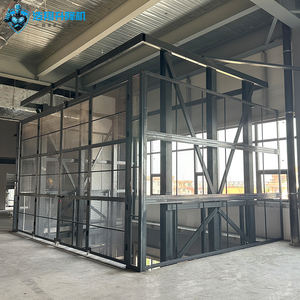 Fabrikalar için elektrikli/hidrolik Combo kargo kaldırma <span class=keywords><strong>5T</strong></span> dikey yük asansörü kaymaz Platform ve acil durdurma - Product Image 3