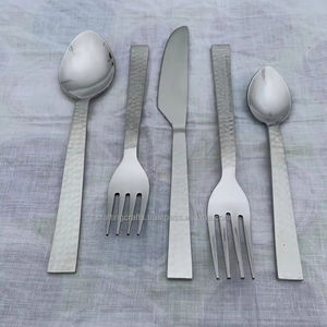 ชุดเครื่องครัวสแตนเลสสตีลยุโรปแบบทันสมัย ลายตอกแบบแฮมเมอร์ คุณภาพสูง พร้อมลายผลไม้พิมพ์ลาย สำหรับงานเลี้ยงทางศาสนา - Product Image 1