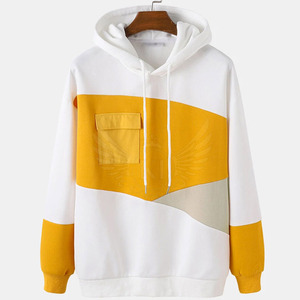 High Quality Cotton Polyester Pullover Men's Hoodie Customized Winter Fleece with Printed Pattern Hooded Collar-Wholesale - Product Image 1