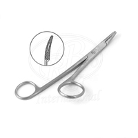 Porte-aiguilles Gillies en acier inoxydable courbé de 6,25 pouces, réutilisable, finition satinée, certifié ISO/CE, instrument chirurgical vétérinaire