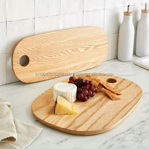 Bloc à découper rectangulaire en bois d'acacia massif de qualité durable, écologique, lavable au lave-vaisselle, fait à la main, épaisseur personnalisée, maison Rajasthan - Product Image 4