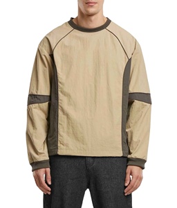 High Quality Custom Men's Nylon Crinkle Golf Pullover Windbreaker For Men - Product Image 1